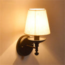 Axyaa Iron Glass Wall Lamp - Minimalist Retro American Style Lighting