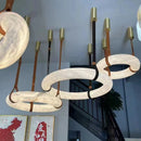Axyaa Minimalist Marble Pendant Light for Living & Dining Room