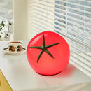 Axyaa Red Tomato Table Lamp: Elegant Home Decor Lighting with 3 Plug Options