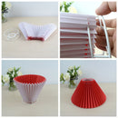 Axyaa Pleated Lampshade Cover for E27 Lighting Accessories