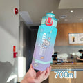 Axyaa 700ml Gradient Tea Filter Water Bottle - Portable & Cute for Girls