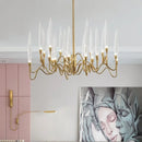 Axyaa Crystal Pendant Lamp: Elegant Bubble LED Chandelier for Home, Restaurant, Living Room, Bedroom
