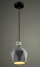 Axyaa Concrete Pendant Light: Vintage Farmhouse Kitchen Industrial Rustic Fixture