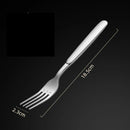Axyaa Stainless Steel Western Fork for Adults, Perfect for Fruit Salad and Dessert
