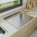 Axyaa Stainless Steel Chopping Board - 60*40cm Multifunctional Kitchen Cut Board