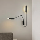 Axyaa Double Headed Rocker Arm Lamp for Living Room and Bedroom