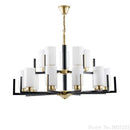 Axyaa Modern Zen LED Chandelier for Home Restaurant Bedroom Loft Iron Lamp