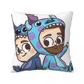 Axyaa Square Pillowcase Comfort Cushion Cover Polyester Throw Pillow for Home Sofa