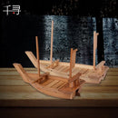 Axya Wooden Sushi Boat Set: Luxury Sashimi Platter Tableware for Japanese Cuisine