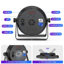 Axyaa LED Par Lights RGBW Stage Lighting for Party, Concert, Church - 4PCS