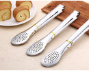 Axya Stainless Steel Food Tongs: BBQ Cooking Serving Buffet Utensil Clip