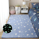 Axyaa Luminous Modern Living Room Carpet Plush Printed Rug for Children's Bedroom