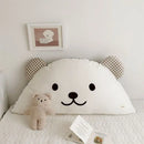 Axyaa Cartoon Cushion: Comfy Cotton Headrest Pillow for Bedroom