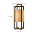 Axyaa Minimalist Fabric Art Wood Floor Lamp LED E27 for Home Decor Décor