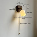 Axyaa Gold Copper Glass Ball LED Wall Light