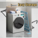 Axyaa Extendable Clothes Drying Rack Shoes Shelf Towel Organizer Window Shoe Storage Shelf