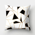 Axyaa Geometric Print Polyester Sofa Cushion Covers Home Decor Pillowcase