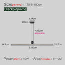 Axyaa Modern One Line Pendant Light for Dining Table and Bar - Designer Office Lamp