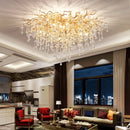 Axyaa Luxury Crystal Chandelier for Modern Restaurant Villa Living Room Hall Stairs