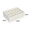 Axyaa Socks Underwear Organizer: Washable Drawer Storage Box for Lingerie, Bras, Socks, Leggings