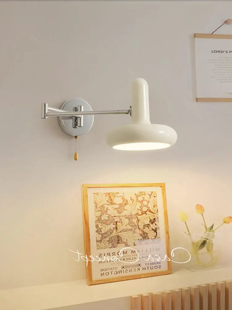 Axya Rocker Wall Lamp: Creative Retractable Bedroom Study Light