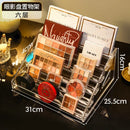 Axyaa Acrylic Makeup Organizer: Nail Polish, Lipstick, Eye shadow, Blush & Cosmetics Display