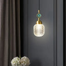 Axyaa Gold Pendant Light Adjustable Hanging Modern Pendant Lighting for Kitchen Island, Bedside, Living Room