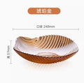Axyaa Melon Seed Fruit Plate Glass Plate | Modern Living Room Creative Snack Plate