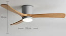 Axyaa Retro Solid Wood Ceiling Fan for Restaurants, Bedrooms & Home - Variable Frequency Electric