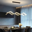 Axyaa Modern Art Ribbon Pendant Light for Dining Room