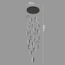 Axyaa Nordic Luxury LED Chandelier for Dining Room, Living Room, and Stairs