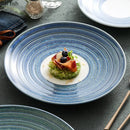 Axyaa Ceramic Shallow Plate: High Beauty Specialty Tableware