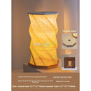 Axyaa Rotating Wood Bedside Lamp with Wireless Charger & Soft Glow Modes