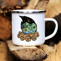 Axyaa Enamel Caravan Camping Mug - Adventure Campfire Party Cup