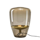Axyaa Amber Glass Table Lamp Bedroom Decor Light