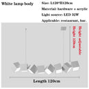 Axyaa Nordic Combination Pendant Chandelier LED Ceiling Lamp for Home Office Décor