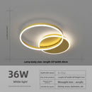 Axyaa Nordic Round Ceiling Light - Modern Light Luxury Design for Home and Restaurant