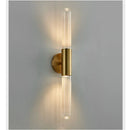 Axyaa Striped Glass LED Wall Lamp for Indoor Living Room and Restaurant