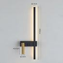 Axyaa Minimalist LED Wall Lamp Modern Living Room Decor Adjustable Spot Light