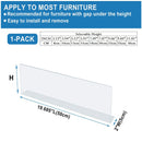 Axyaa Clear Adjustable Under Furniture Blocker for Pets.