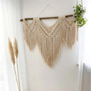 Axyaa Boho Macrame Wall Hanging Tapestry - Hand-Woven Bohemian Home Decor