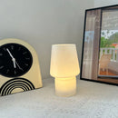 Axyaa Glass Decor Table Lamp - Bedroom & Living Room Dimmable Bedside Lighting