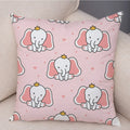 Axyaa Cartoon Animal Cushion Cover: 45*45cm for Living Room, Sofa, Car, Children's Room