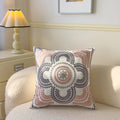 Axyaa Pastoral Flower Embroidery Pillowcase - Canvas Towel Sofa Cushion Cover