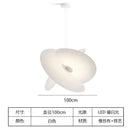 Axyaa Nordic White Leaf Pendant Light for Living Room, Bedroom, Dining Room.
