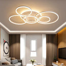 Axyaa Nordic LED Ceiling Chandelier for Living Room Bedroom Restaurant Lighting