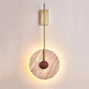 Axyaa Luxury Marble Wall Lamp Golden Copper Sunset Home Decor