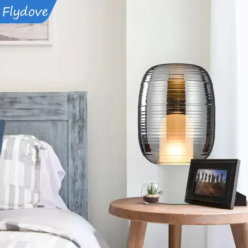Axyaa Nordic Melon Desk Lamp LED for Villa Bedroom Study Decor