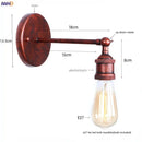 Axyaa Loft LED Wall Lights Vintage Wandlamp Living Room Bedroom Applique murale