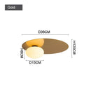 Axyaa Egg Glass Ceiling Light for Bedroom and Living Room Decor